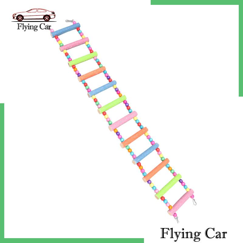 Thang Đứng Bằng Gỗ 2 Tầng Cho Chim Vẹt Đứng