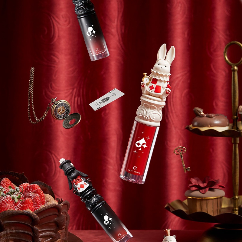 Thỏ Trắng Đen Ngọc Bích - - Son Môi Bóng Mặt Trăng Thỏ PUMOR Dễ Thương