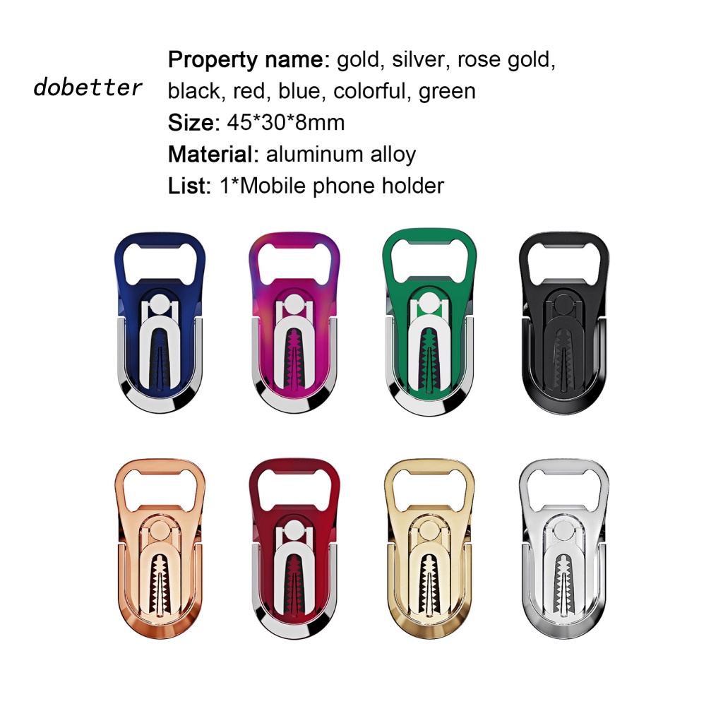 Giá Đỡ Điện Thoại Dạng Nhẫn Đeo Ngón Tay Đa Năng Gắn Lỗ Thông Gió Xe Ô Tô