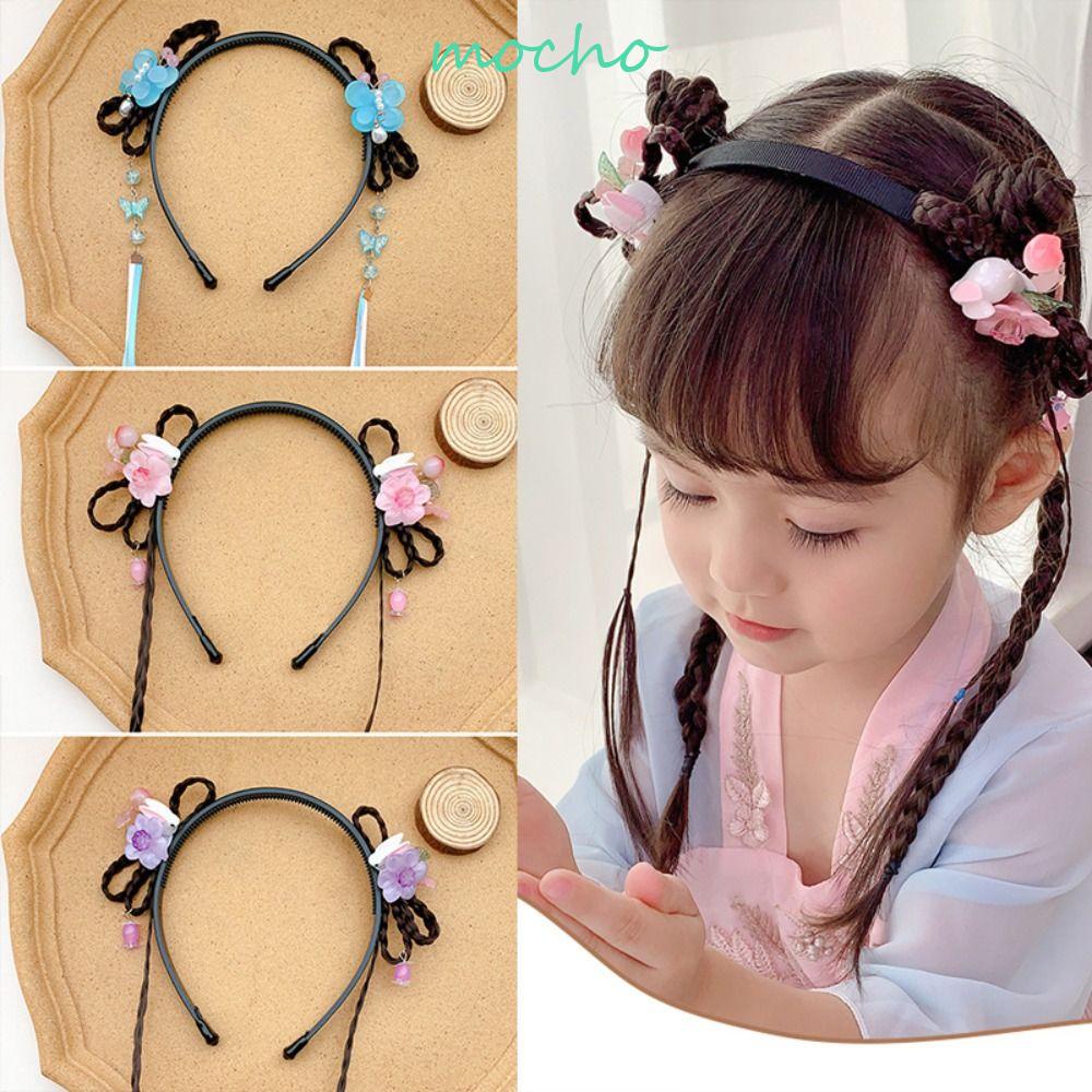 Cài Tóc Giả Tua Rua Mềm Mại Hóa Trang Hán Phục Phong Cách Trung Hoa Cổ Điển DIY