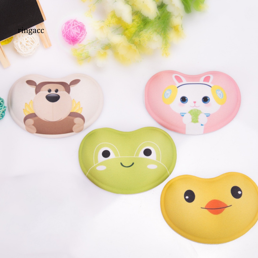 Đệm Lót Chuột Mềm Mại Họa Tiết Trái Tim Hoạt Hình Dành Cho Văn Phòng