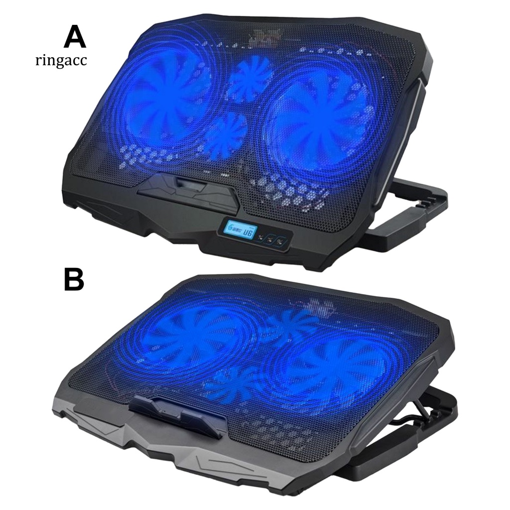 Giá Đỡ Laptop RGA S18 4 Quạt Điều Chỉnh Tốc Độ Yên Tĩnh Bằng ABS Chất Lượng Cao