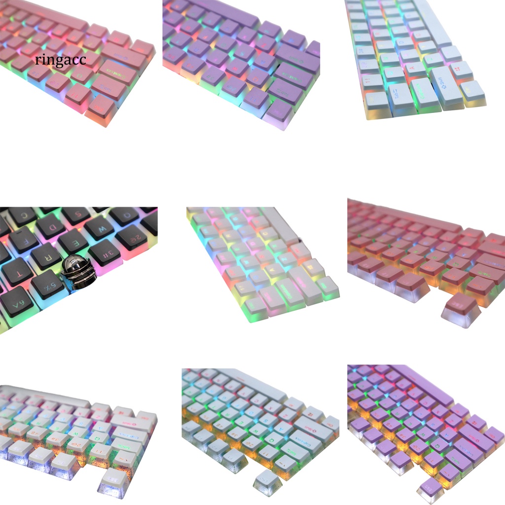 Nắp Bàn Phím Cơ 61 / 87 / 98 / 104 Thiết Kế Trong Suốt Lấp Lánh Tiện Dụng