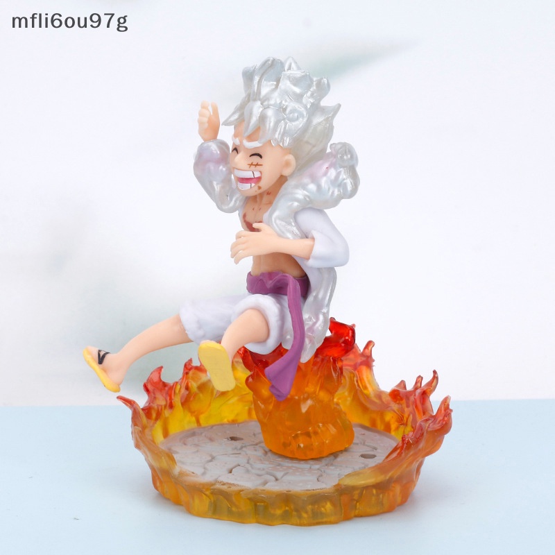 One Piece Figure NIKA Luffy Gear 5 Q phiên bản hành động hình tượng Anime figurine mới