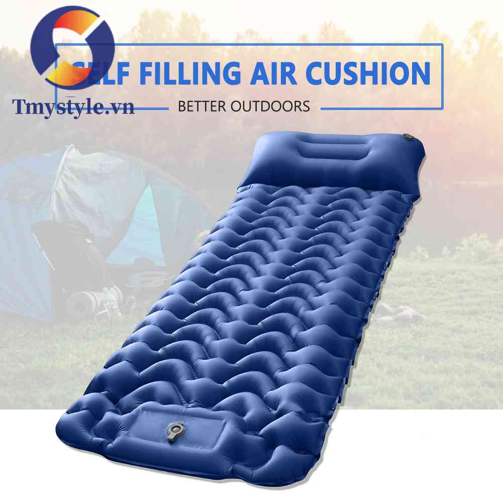 Nệm Ngủ Bơm Hơi TPU Nylon Tự Phục Hồi Có Thể Gấp Gọn Dùng Khi Đi Cắm Trại