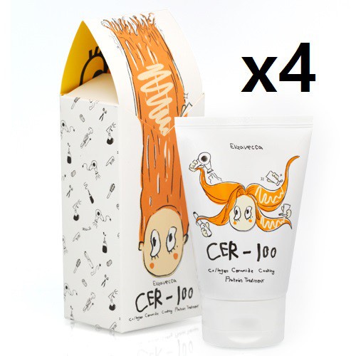 Tinh Chất Collagen CER-100 Chăm Sóc Tóc 100ml * 4