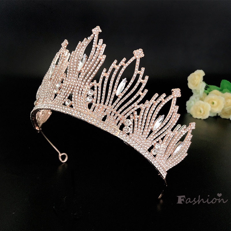 Vương Miện Đội Đầu Cô Dâu Sang Trọng Quý Phái