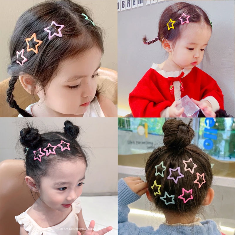 Kẹp Tóc Ngôi Sao Dễ Thương Cho Bé Gái