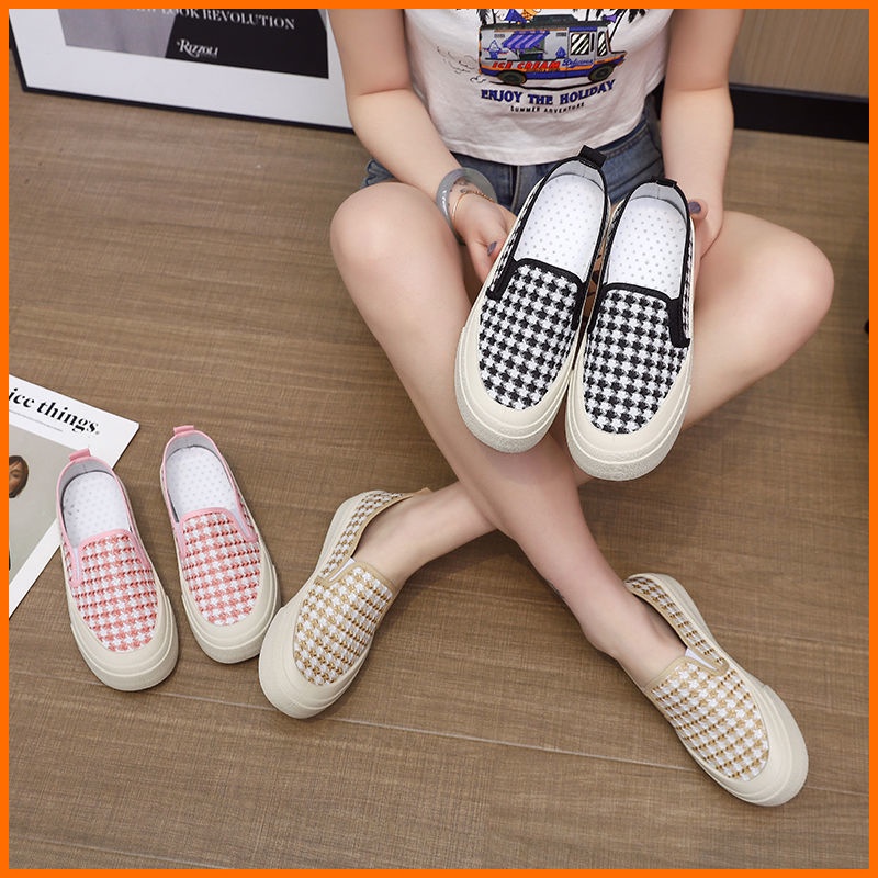 Giày nữ thời trang Giày vải Canvas Giày thoải mái cho sinh viên