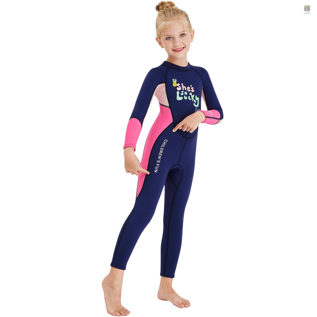 Bộ Đồ Bơi Lặn Một Mảnh Tay Dài Có Khóa Kéo An Toàn Khô Nhanh Dành Cho Bạn Gái