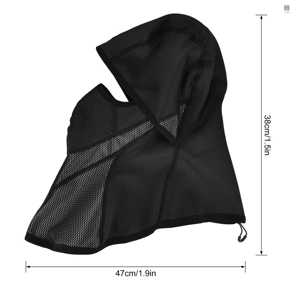 Khẩu Trang Chống Gió Bằng Lông Cừu Chống Nước Có Khóa Kéo Phản Quang Bảo Vệ Toàn Diện Cho Trượt Tuyết / Lái Xe Mô Tô