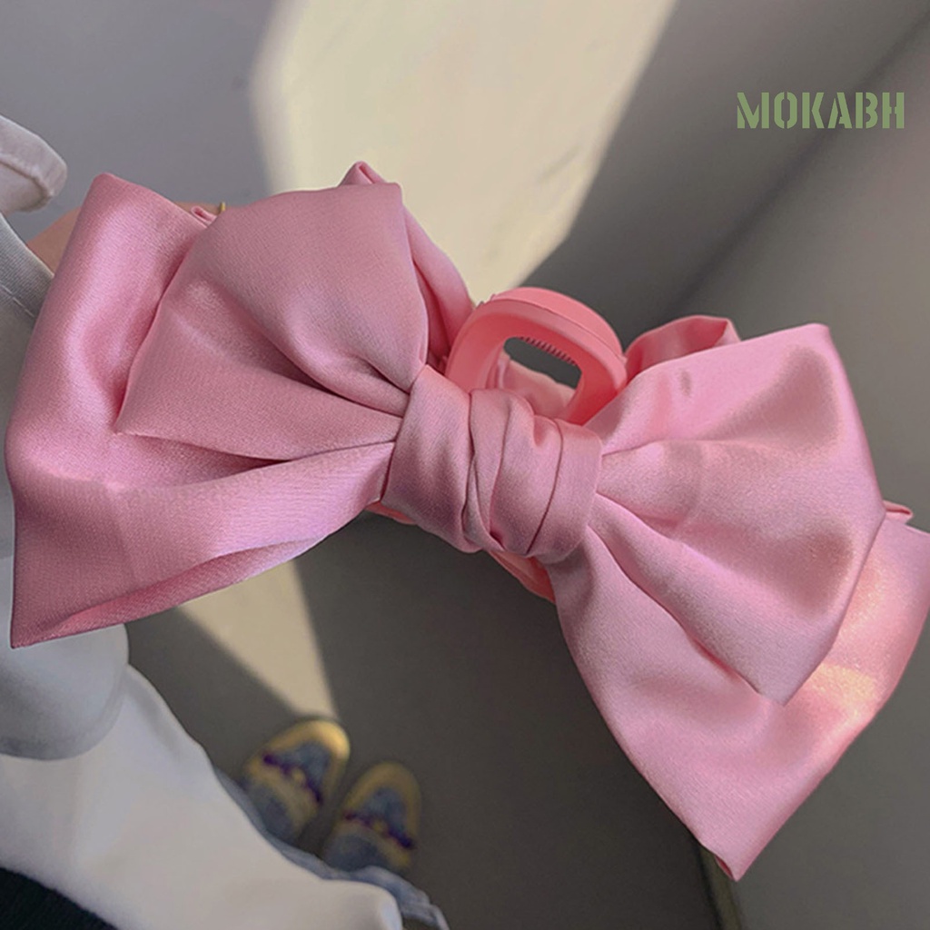 Kẹp Tóc Hình Nơ Hai Mặt Phong Cách Hàn Quốc Dành Cho Nữ