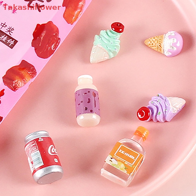 Set 10 Mô Hình Bánh Kem Tỉ Lệ 1: 12 Trang Trí Nhà Búp Bê