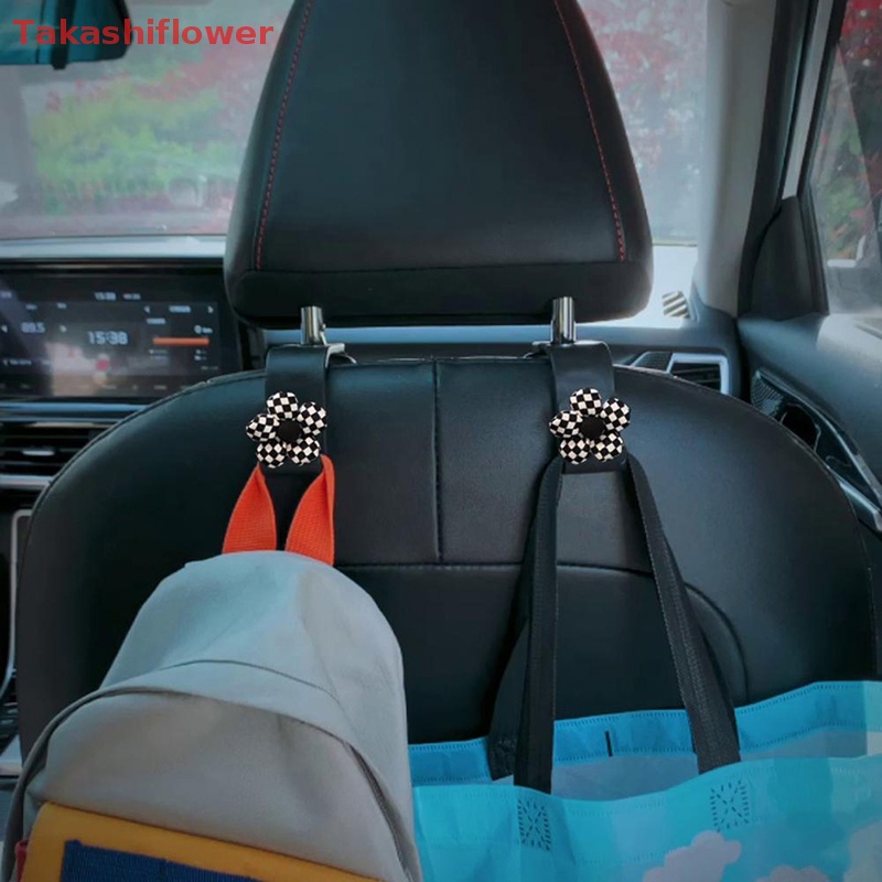 (Takashiflower) Móc Treo Đồ Hình Nơ Hoa Hướng Dương Dễ Thương Thông Dụng Gắn Sau Ghế Xe Hơi