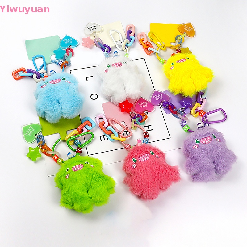 < Yiwuyuan > Móc Khóa Kỳ Lân Nhồi Bông Đáng Yêu Dành Cho Điện Thoại Di Động / Ba Lô / Trang Trí Túi Xách