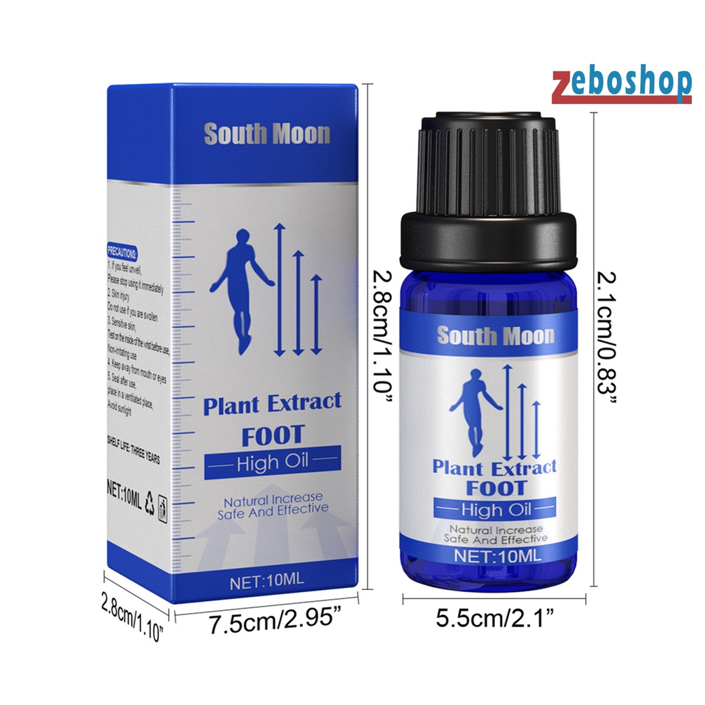 Dầu Thảo Dược Tăng Chiều Cao Chân 10ml Hấp Thụ Nhanh