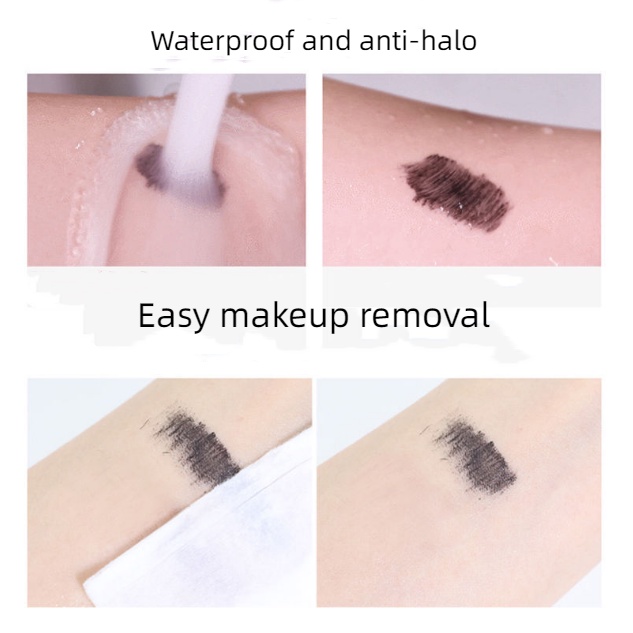 Mỏng xoăn không dễ lem không dễ tẩy trang mascara đầu cọ nhỏ