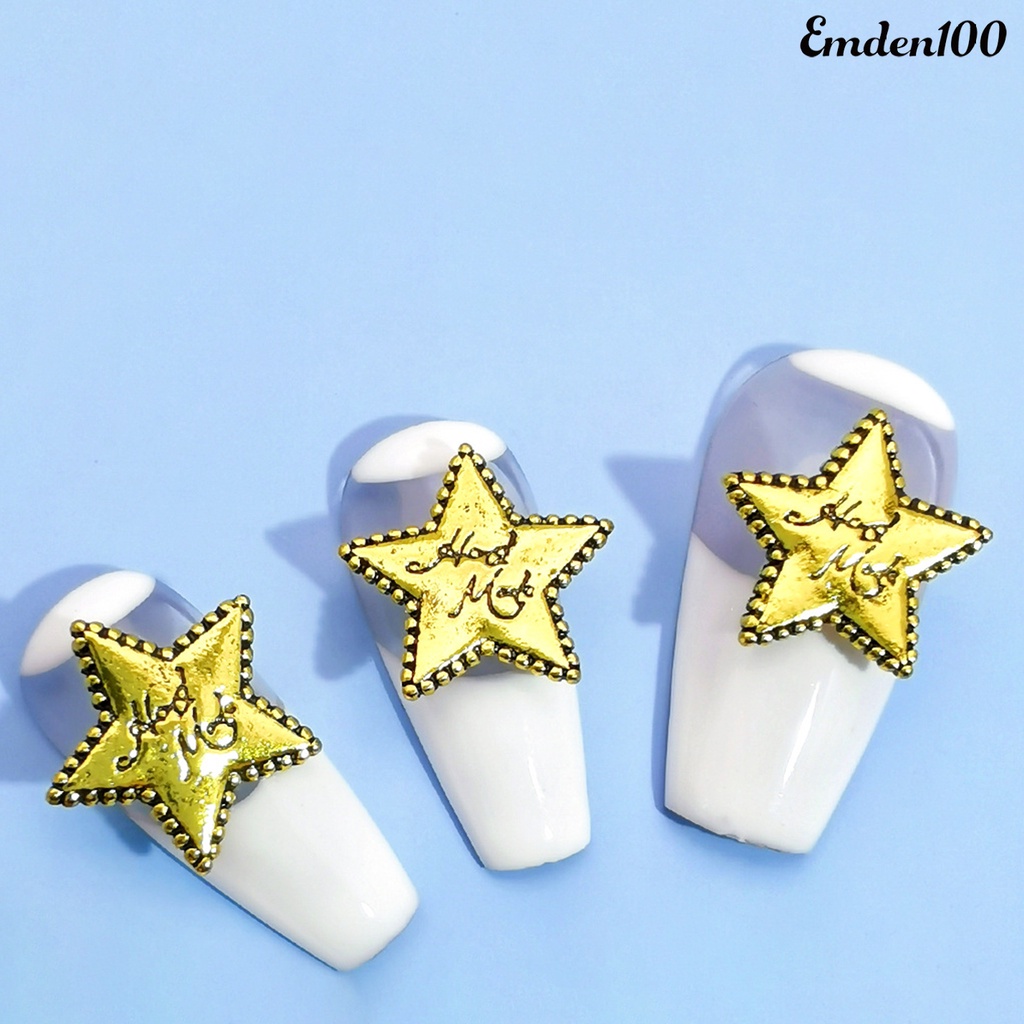 Set 100 / Túi 100 Phụ Kiện Trang Trí Móng Tay 3D Xinh Xắn