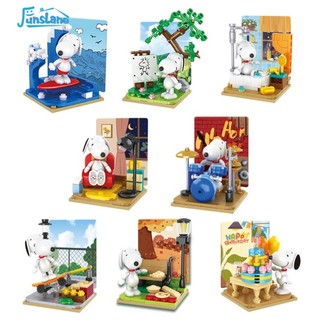 Đồ chơi lắp ráp FUNSLANE mô hình cún hoạt hình dễ thương