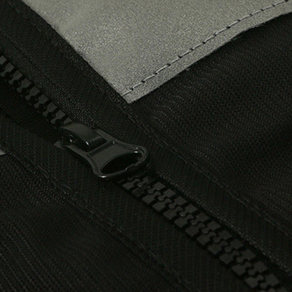 Áo Bảo Hộ Giao Thông Không Tay Nhiều Túi Kẻ Sọc Phản Quang Chất Lượng Cao Cho Nam