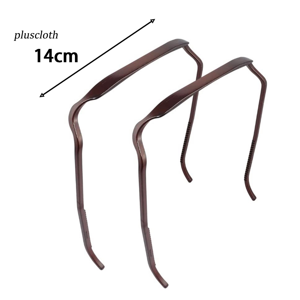 < Pluscloth > Băng Đô Cài Tóc Lớn Thiết Kế Vô Hình Thời Trang Công Sở Mịn Màng