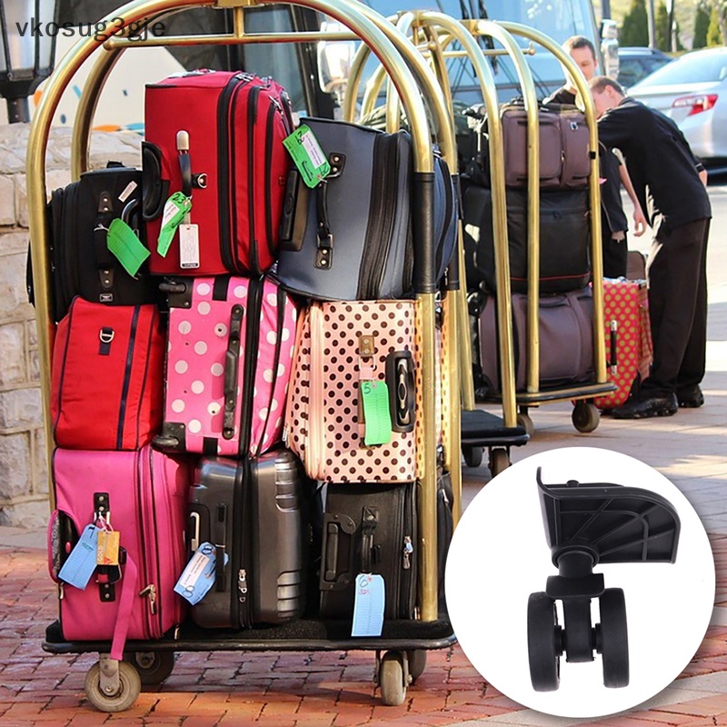 Vk 2 chiếc vali hành lý Bộ sửa chữa Vali bánh xe chống mài mòn 360 xoay thay thế có thể tháo rời Je