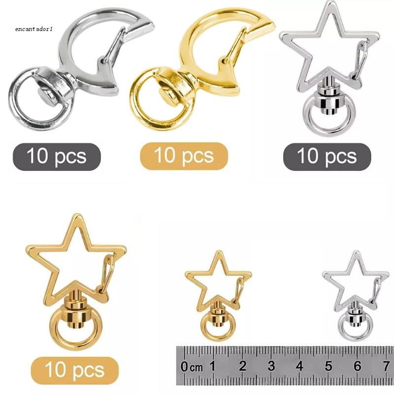 ✿ Móc Khóa Hình Sao / Mặt Trăng / Tôm Hùm Bằng Hợp Kim DIY