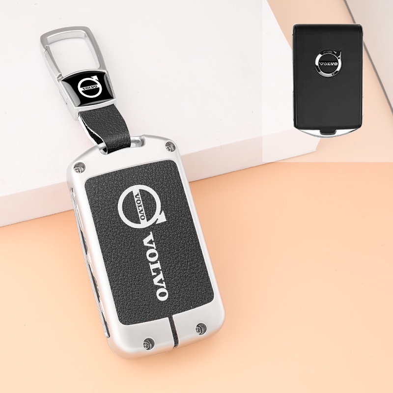 Ốp Bảo Vệ Chìa Khóa Xe Hơi Volvo S60 Xc90 S90 Xc40l V60 Xc60 V90 Bằng Hợp Kim