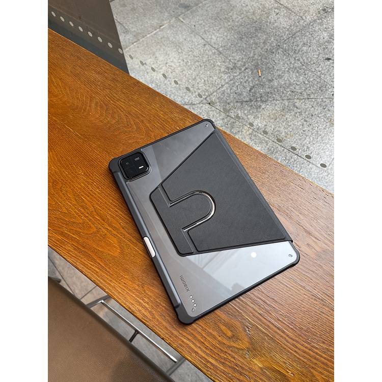 Ốp Máy Tính Bảng Trong Suốt Có Ngăn Đựng Bút Xoay 360 Độ Cho Xiaomi pad 6 Pro Cover 2023 Mi Pad6 Mi pad 5 Pro 11 Redmi pad 10.61 11inch