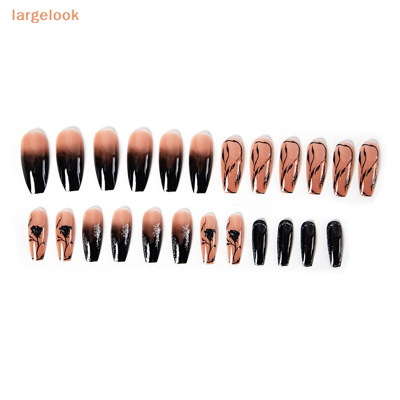 Hộp 24 Móng Tay Giả Phủ Toàn Diện Tháo Rời Được