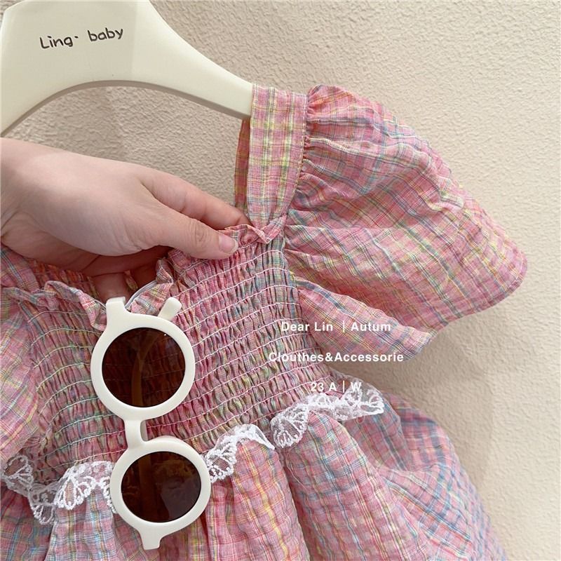 Đầm Công Chúa Mùa Hè 2023 Tay Phồng Phong Cách Thời Trang Mới Cho Bé Gái