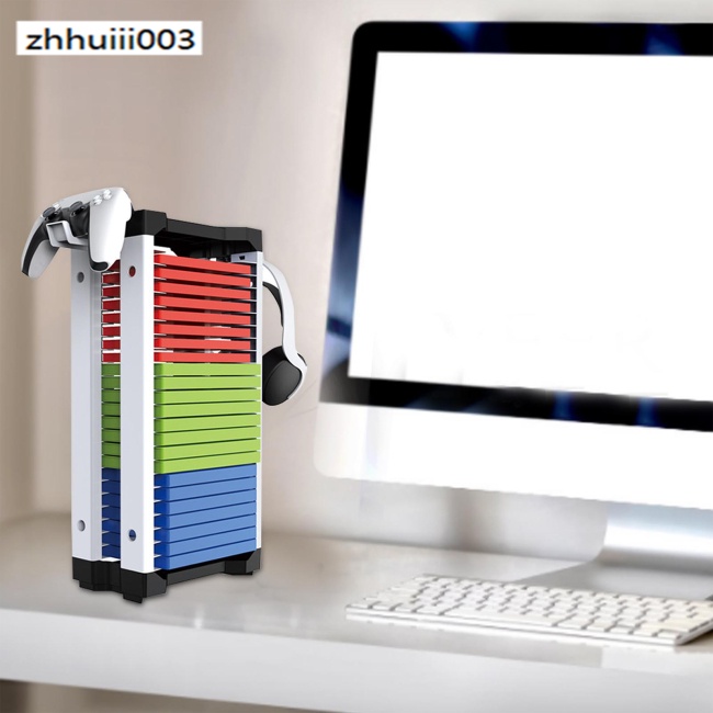 Khay Đựng Đĩa Game Ps5 / Switch / Ps4 Kèm Móc Tai Nghe Tiện Dụng