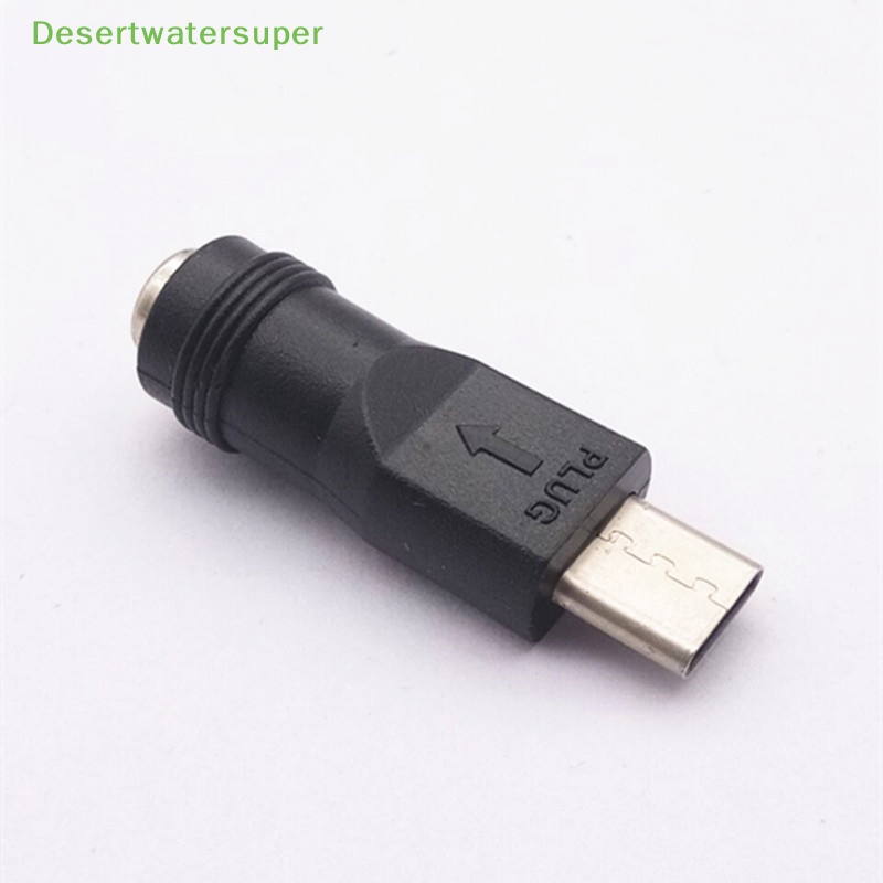 1 Đầu Nối Chuyển Đổi Nguồn DC 5.5x2.1mm Female Sang USB Type C Male