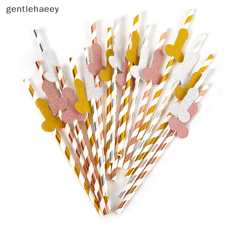 Set 6 Ống Hút Dùng Một Lần Trang Trí Tiệc