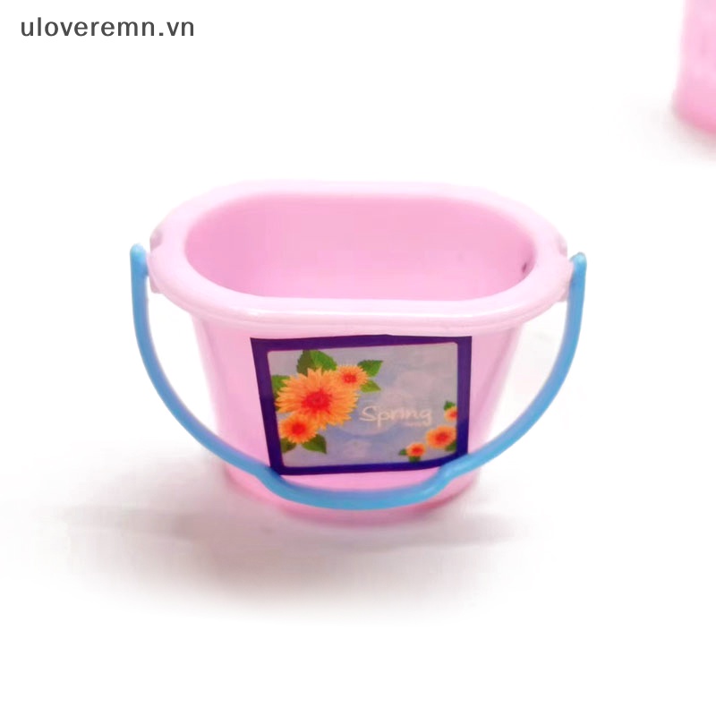 Set 5 Giỏ Rác Mini Tỉ Lệ 1: 12 Cho Nhà Búp Bê