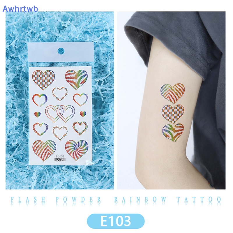 Hình Xăm Dán Tạm Thời Chống Thấm Nước Họa Tiết Rằn Ri Mới