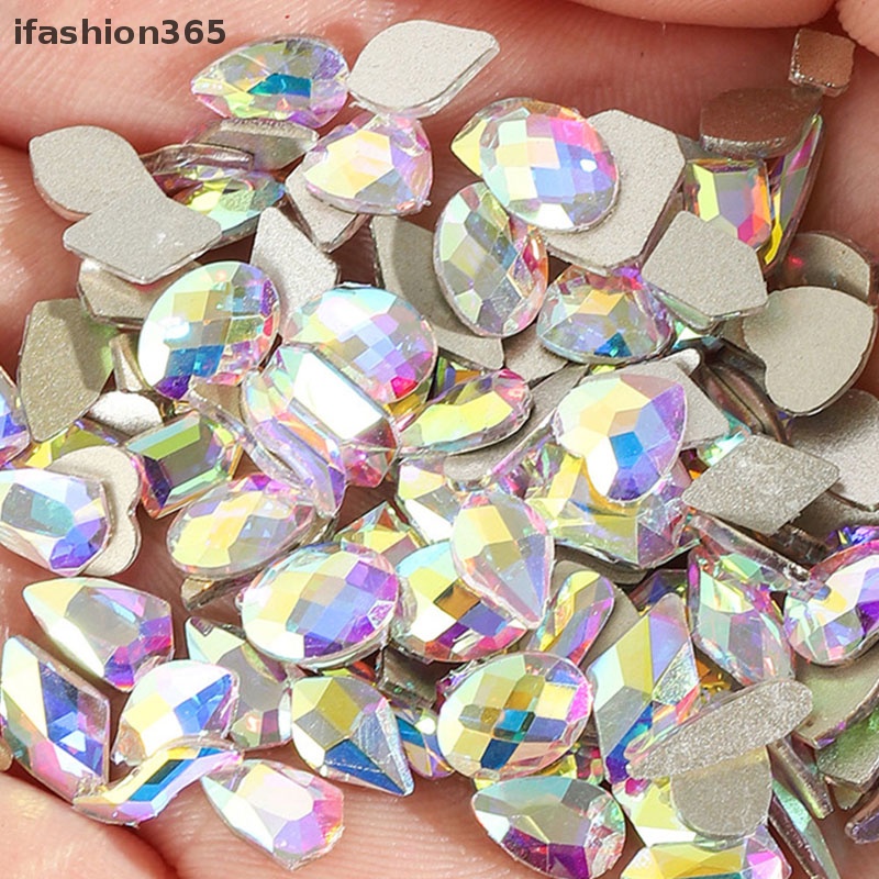 Set 100 Hạt Đá Đính Trang Trí Móng Nghệ Thuật Thời Trang ifashion365