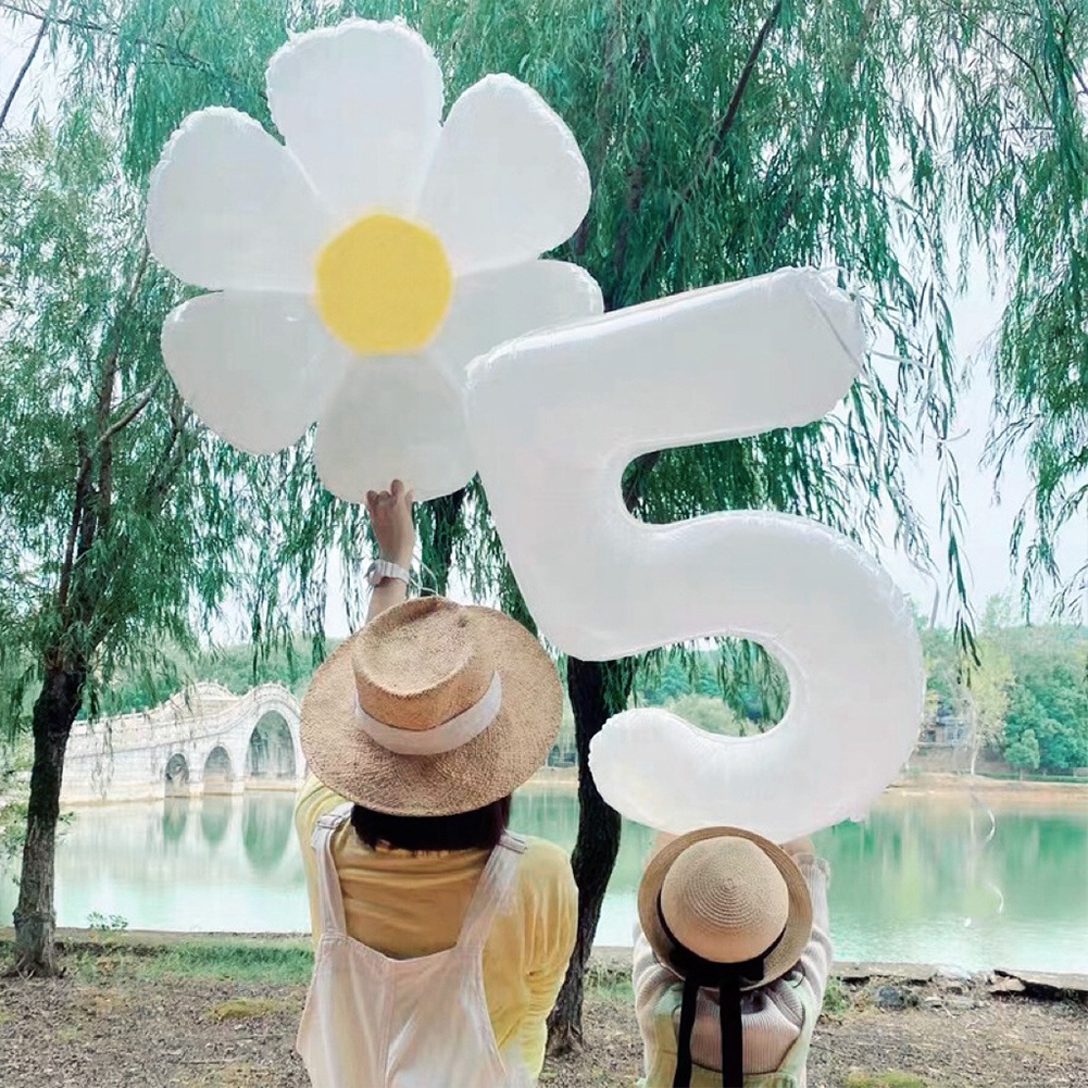 Bong Bóng Hình Hoa Cúc Kỹ Thuật Số Trang Trí Tiệc Sinh Nhật