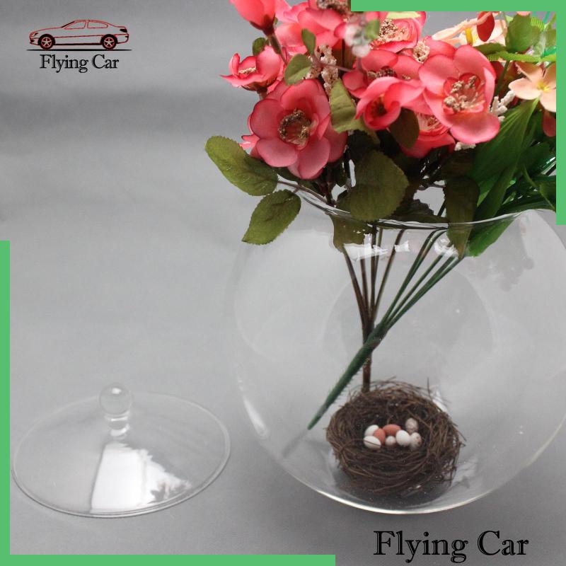 Lọ Thủy Tinh Đựng Đường / Trà Có Nắp Đậy Kín Trang Trí 2 Cái