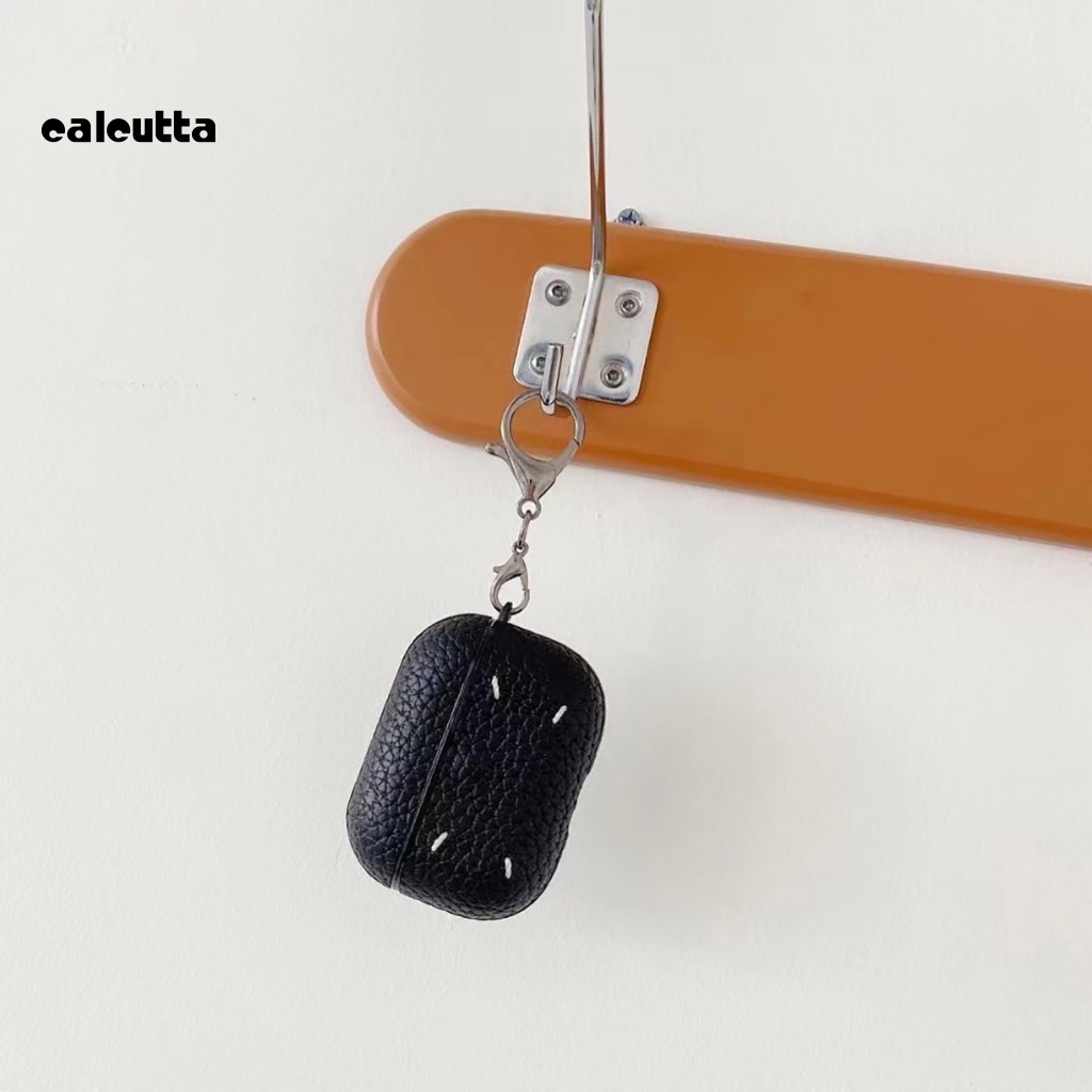 Vỏ Bảo Vệ Hộp Sạc Tai Nghe AirPods 1 / 2 / Pro Dày Dặn Chống Rơi Họa Tiết Vỏ Trái Vải