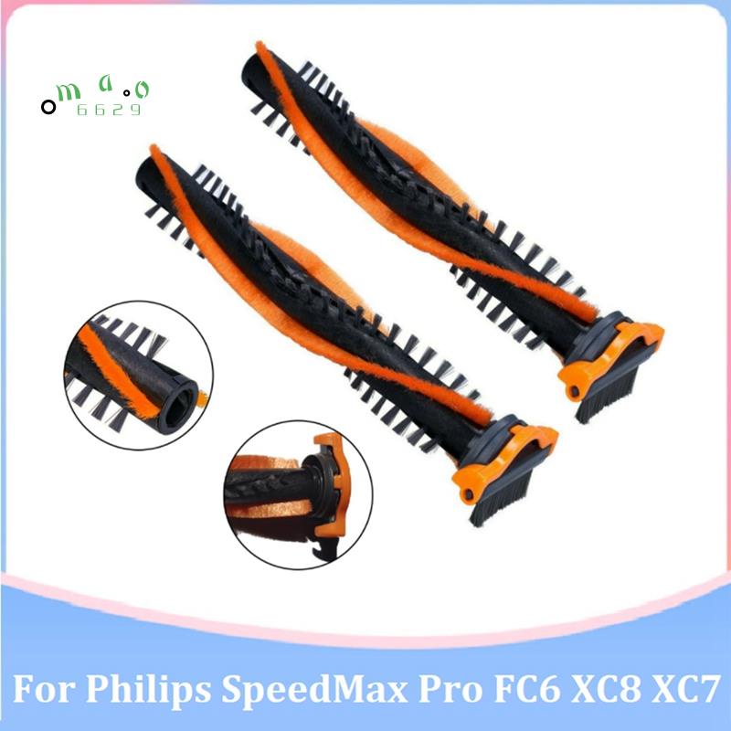 2 Bàn Chải Lăn Cho Philips SpeedMax Pro FC6 XC8 XC7 FC6822 FC6823 FXC8043 XC8045 XC704301 Túi Đựng Đồ Dùng Cao Cấp Tiện Dụng704101 Máy Hút Bụi Cầm Tay Chất Lượng Cao