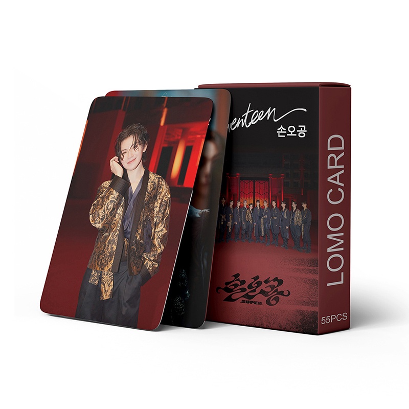 Seventeen LOMO Card Set 55 Tấm Thẻ Ảnh FML SUPER Hình Nhóm Nhạc