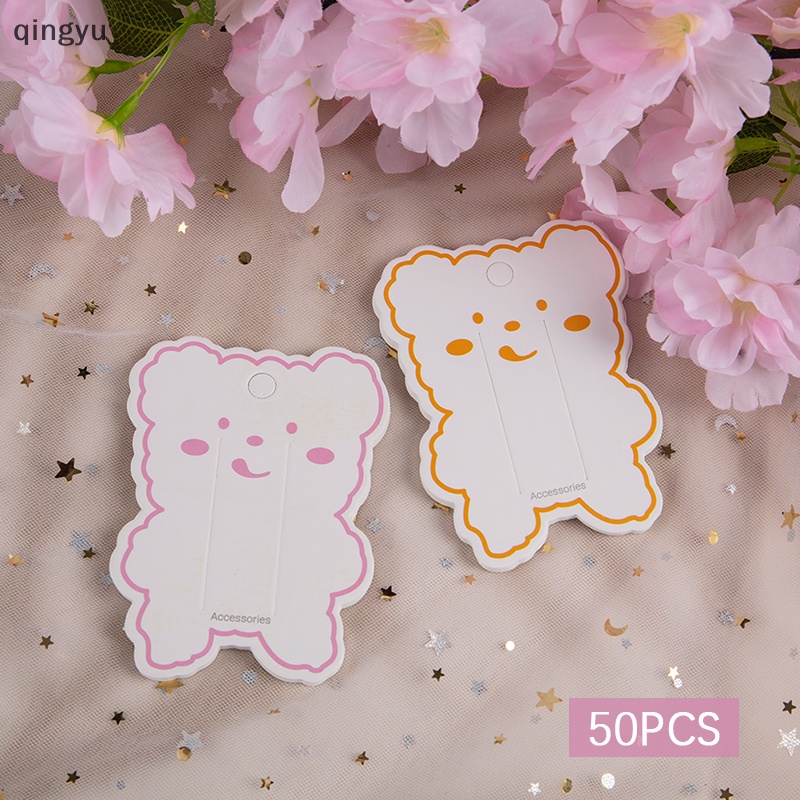 Set 50 Kẹp Tóc Hình Gấu Hoạt Hình DIY Dành Cho Trẻ Em