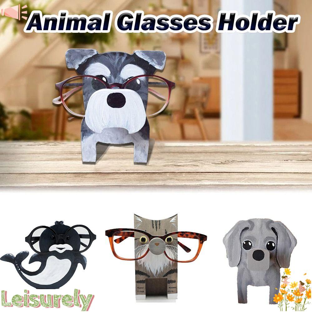 Giá Đỡ Trưng Bày Mắt Kính Bằng Gỗ Hình Động Vật Độc Đáo