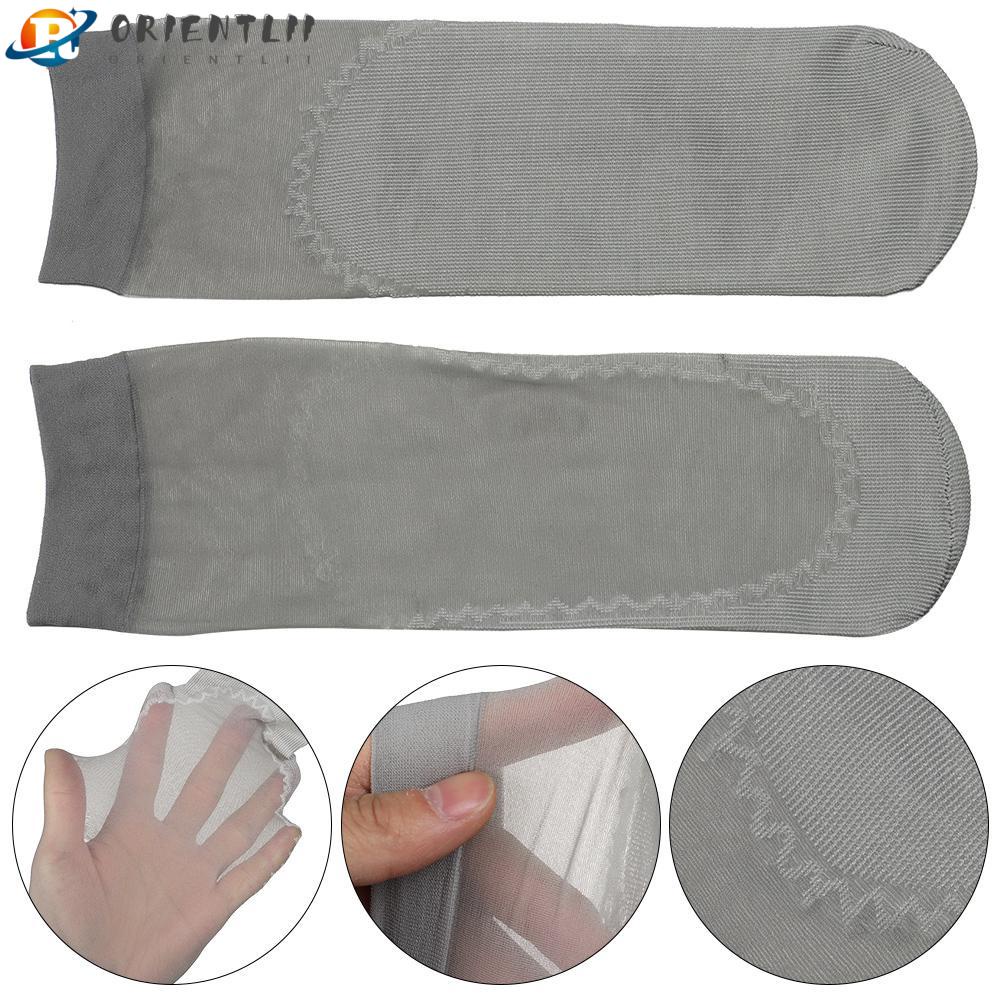 Bộ 10 Đôi Vớ Lụa Mát Xa Mắt Cá Chân Thoáng Khí Chống Trượt