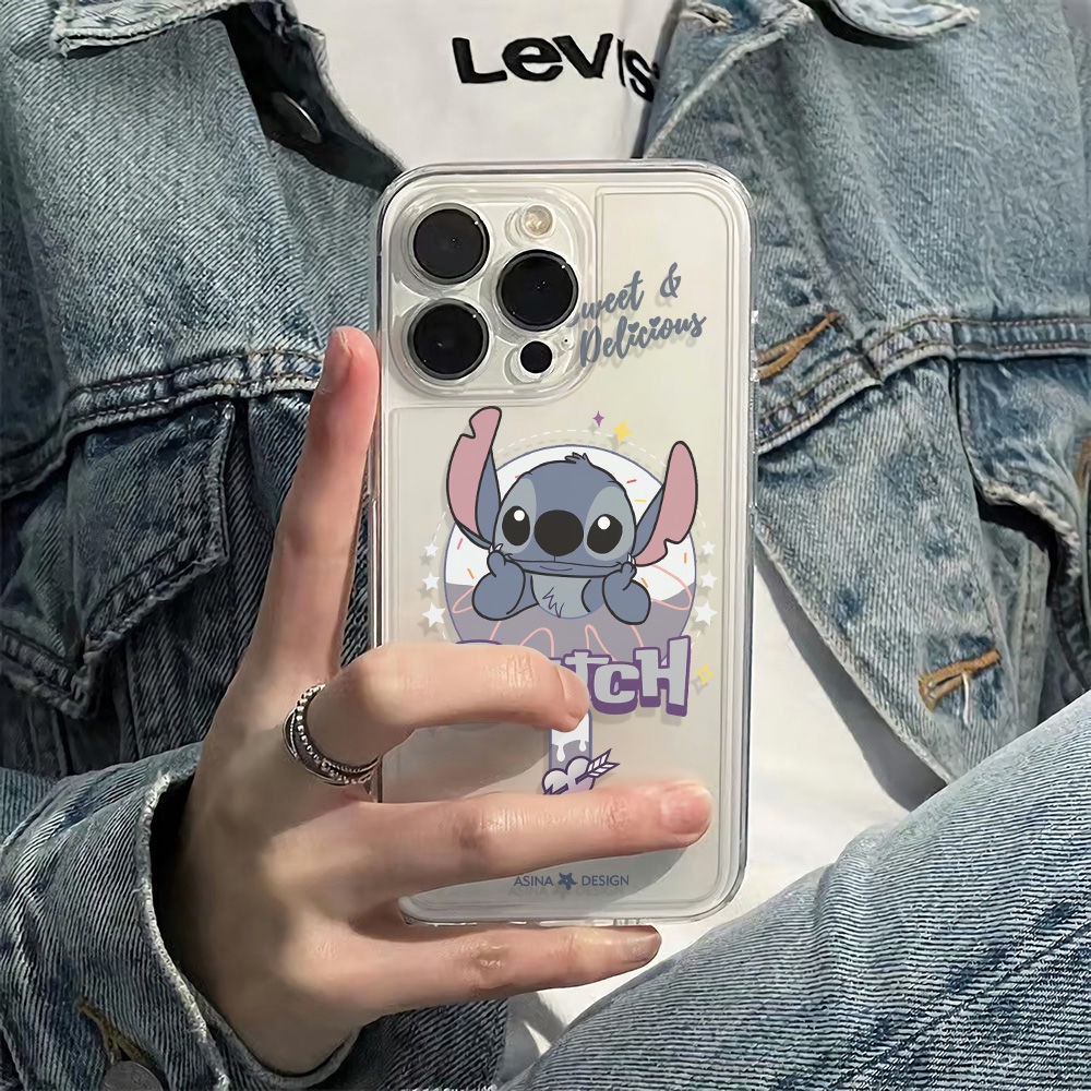 ✅Ốp Điện Thoại Mềm Chống Sốc Hình Stitch Cho Iphone 6In Plus 14 Pro 78I 1211 Max 13