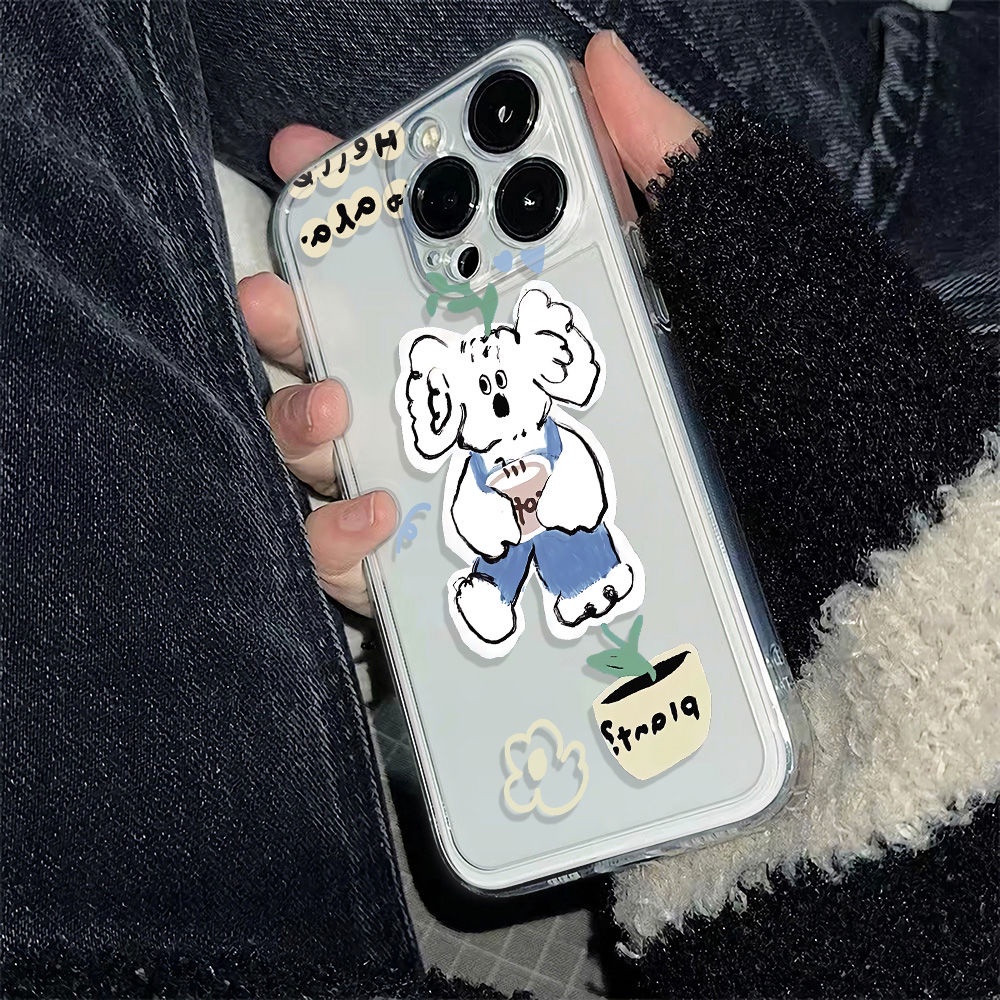 ✅Ốp Điện Thoại Dẻo Họa Tiết Gấu Koala Dễ Thương Chống Sốc Cho iPhone12plus 14pro 6Inmax7811 13