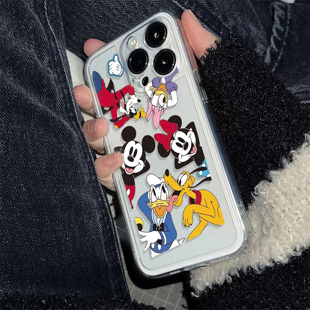 ✅Ốp Điện Thoại Mềm Chống Sốc In Hình Mickey Cho Iphone 6Iniphone 1214 Pro 1113 Max Plus 78