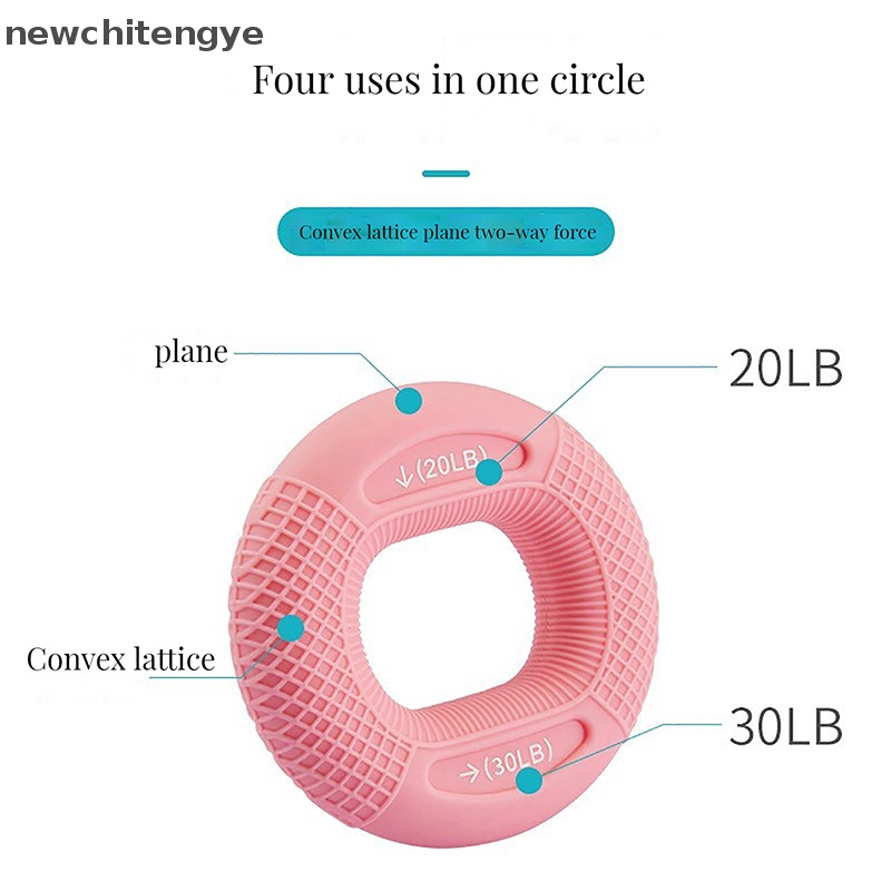 Dụng Cụ Luyện Tập Cơ Ngón Tay 20-80LB Bằng Silicone Tùy Chỉnh Tiện Dụng