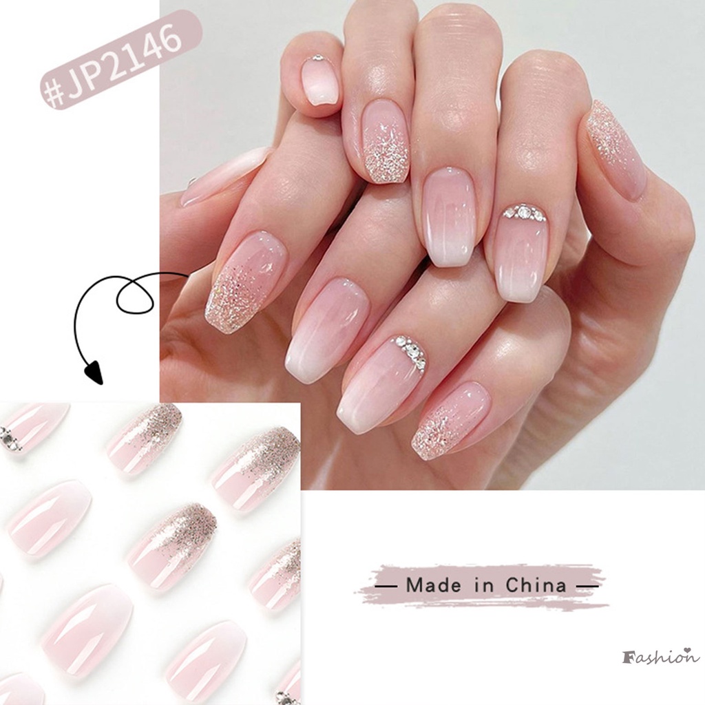 Phụ Kiện Trang Trí Móng Tay Đính Đá Màu Gradient Sang Trọng